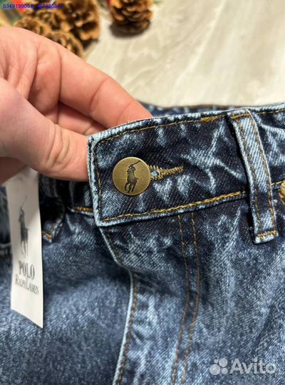 Джинсы Polo Ralph Lauren в стиле тропических бананов