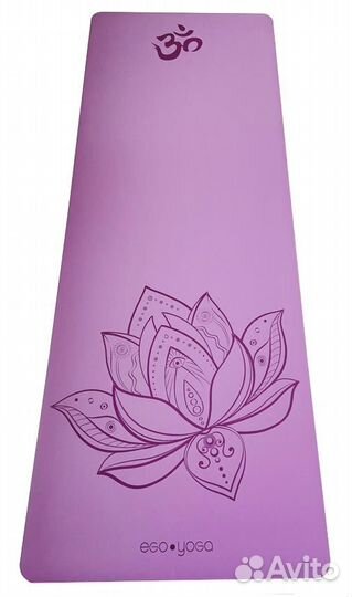 Коврик для йоги EgoYoga Lotus 185 х 68 х 0.4 purp