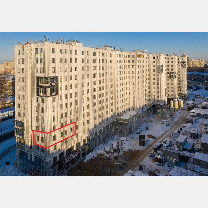 2-к. апартаменты, 61,7 м², 4/13 эт.