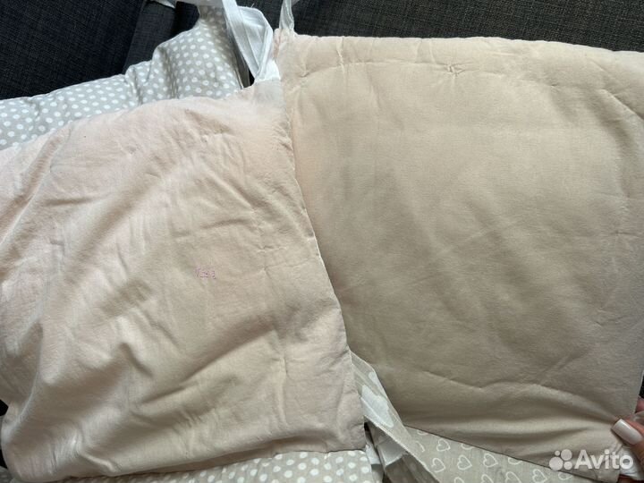 Мягкие бортики для детской кроватки