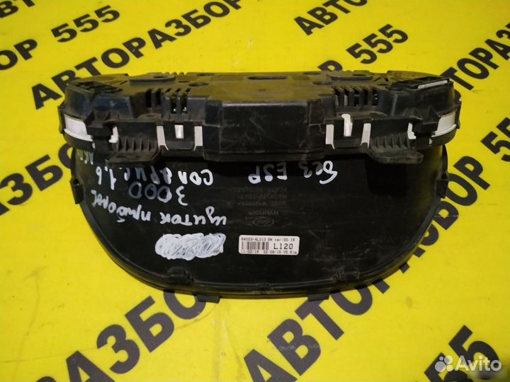 Hyundai Solaris Панель приборов 940034L010