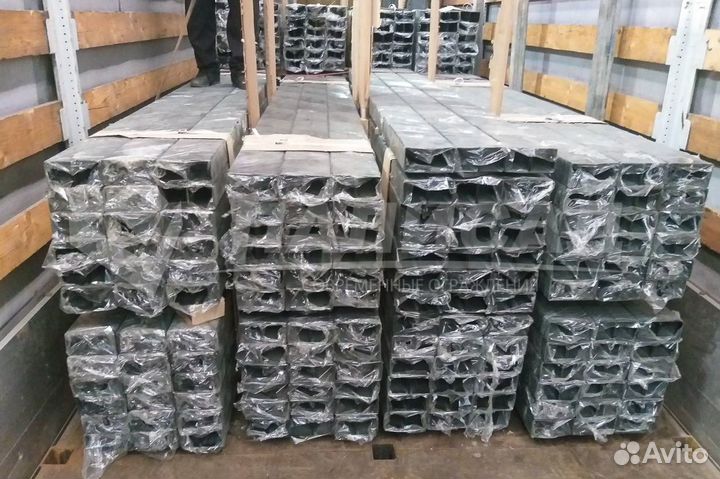 Столб профильный 60х40 для еврозабора,3D панели