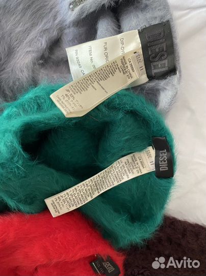 Шарфы,платки,шапки,митенки diesel