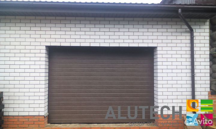 Секционные ворота alutech