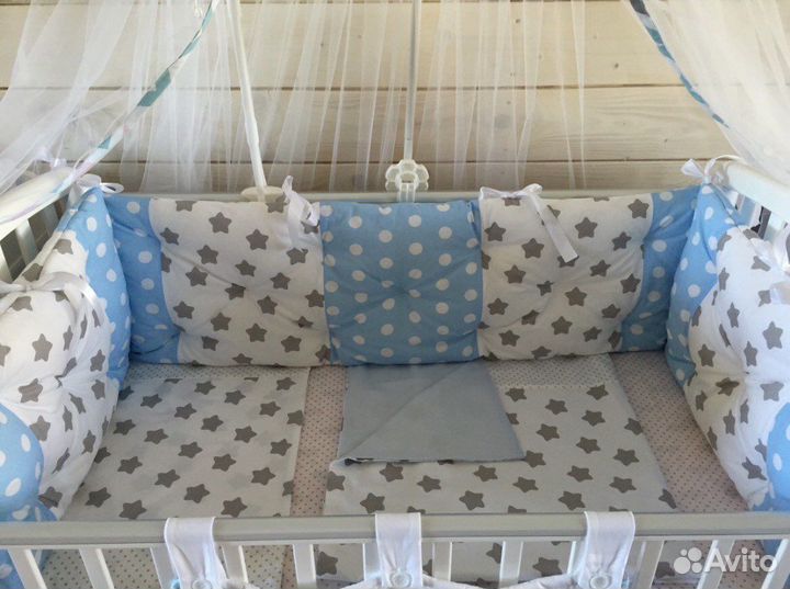 Бортики в детскую кроватку