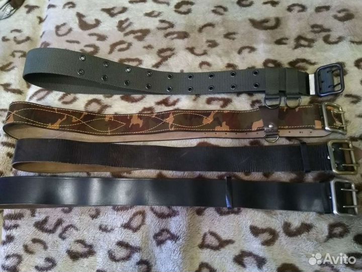Ремни кожаные