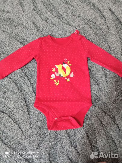 Боди для девочки 80