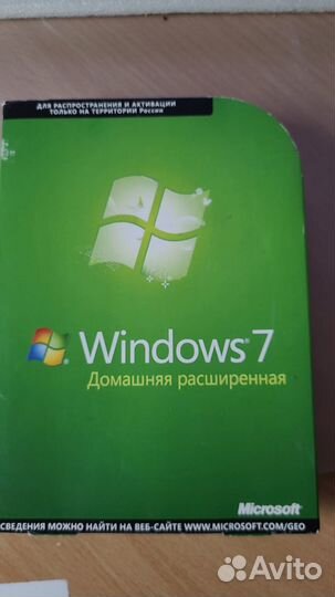 Windows 7 лицензия 2DVD