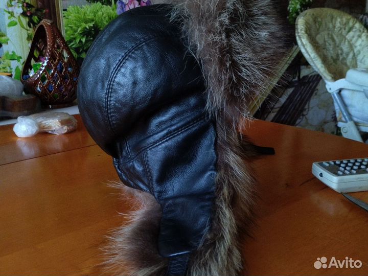 Мужская зимняя шапка ушанка меховая