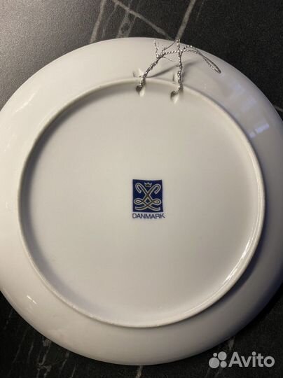 Коллекционная тарелка фарфор Дания