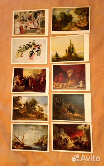 Открытки почтовые Искусство Картины СССР Живопись