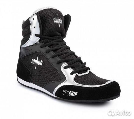 Боксерки clinch punch черно-серебристые