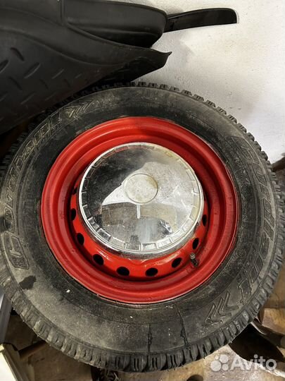 Колеса r13 зима с ушками на колпаках