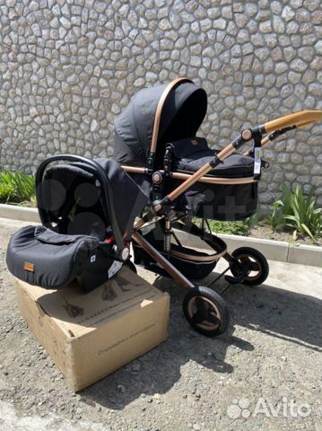 Коляска Luxmom 3 в 1 трансформер новая
