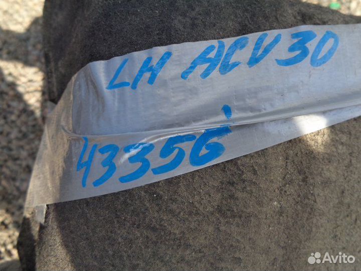 Подкрылок задний левый Toyota Camry ACV30 2AZ-FE