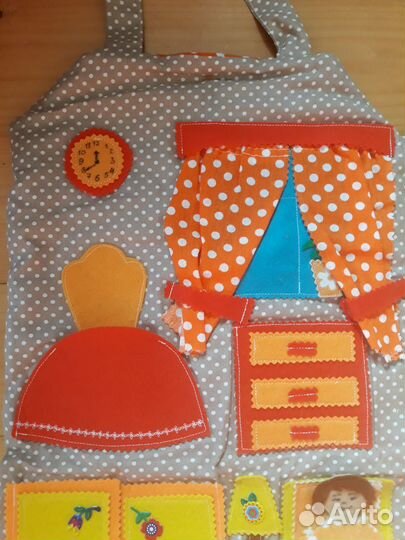Домик-сумка, ручная работа