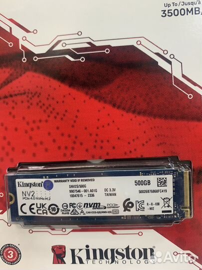 SSD накопитель 500Gb M.2