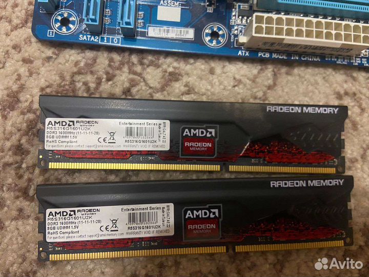 Материнская плата с процессором i5 3470