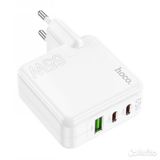 Сетевое зарядное устройство Hoco C115A PD65W белый