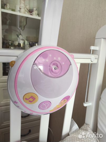 Детский мобиль Chicco Волшебные звёзды розовый