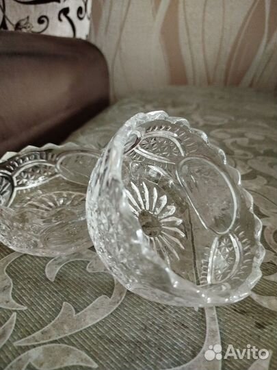 Вазочки для варения хрустальные СССР
