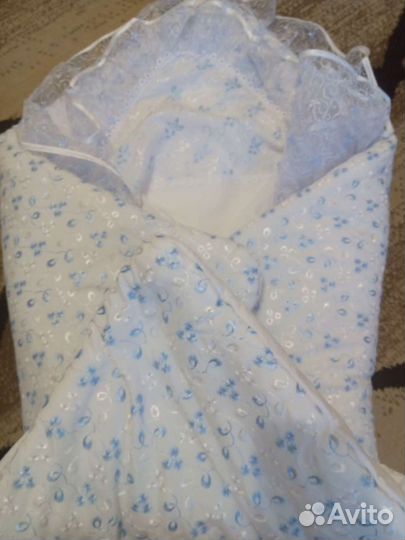 Одеяло конверт на выписку зима