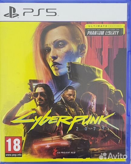 Cyberpunk 2077 Ultimate edition Диск для ps5