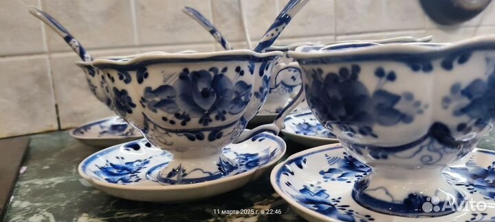 Набор посуды Гжель Карпова Н