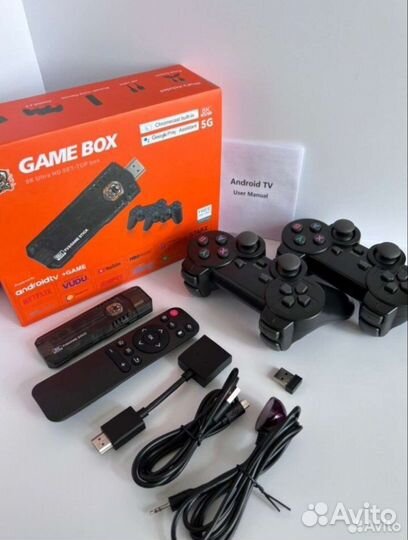 Портативная игровая приставка+ smart tv 10000 игр