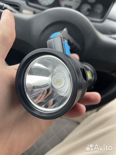 Фонарик светодиодный аккумуляторный новый
