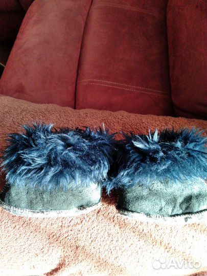 Чуни из овчины детские