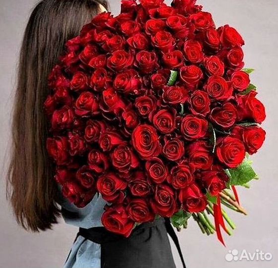 Длинные высокие розы 110 150 160 180 200 см