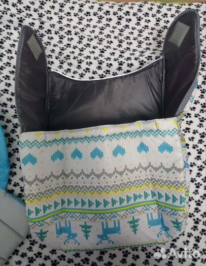 Матрас и чехол на ножки для санок Nika