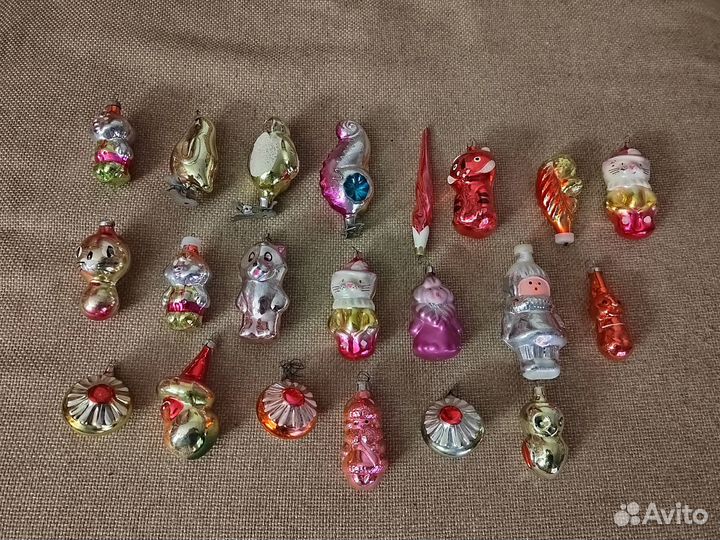 Елочные игрушки СССР одним лотом