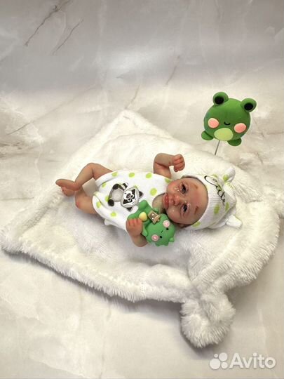 Кукла реборн мини мальчик