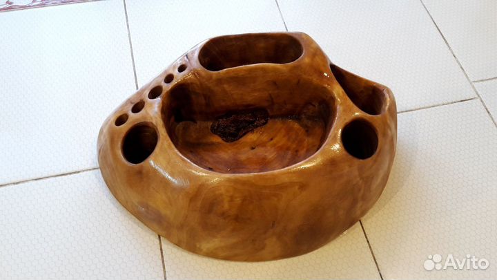 Письменный прибор. Сувель (кап) березы