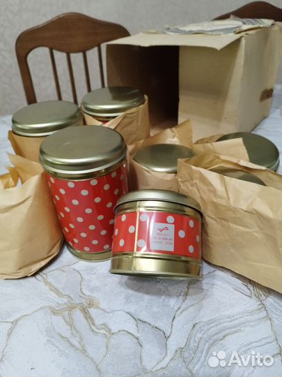 Набор банок для сыпучих продуктов СССР