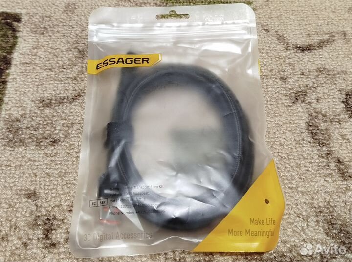 Кабель Essager USB - USB Type-C