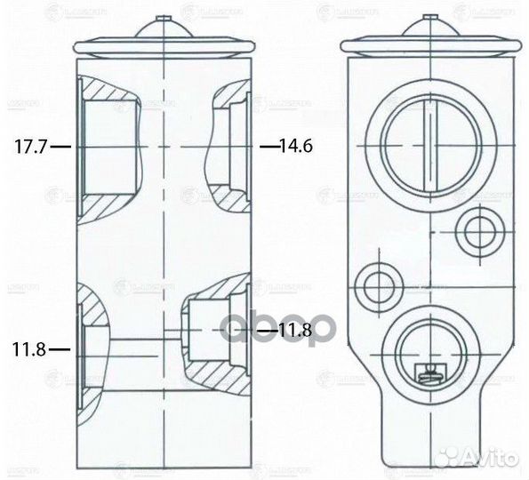 Клапан расш. кондиционера (трв) для а/м Chevrol