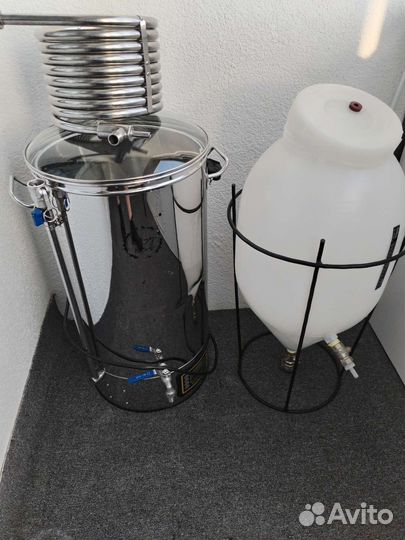 Домашняя пивоварня Easy brew 50 + цкт + чиллер