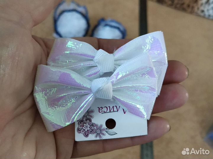 Бант школьный для волос