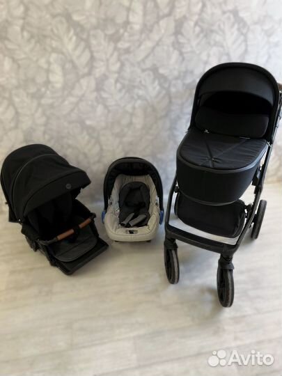 Коляска Roan Bass Next 3 в 1 Black