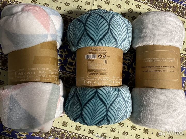 Плед флисовый