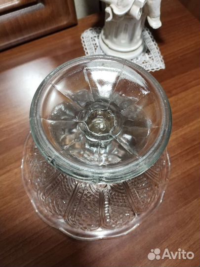 Ваза для фруктов стекло СССР
