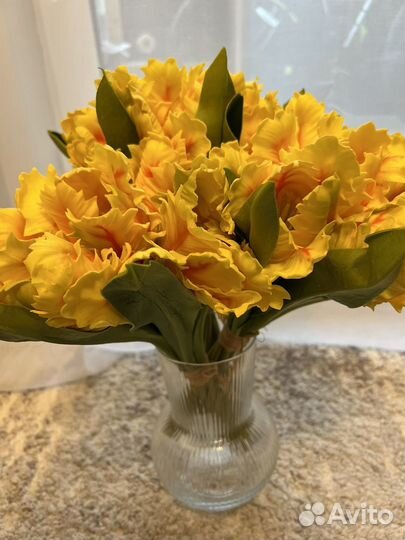 Тюльпан кудрявый цветок искусственный