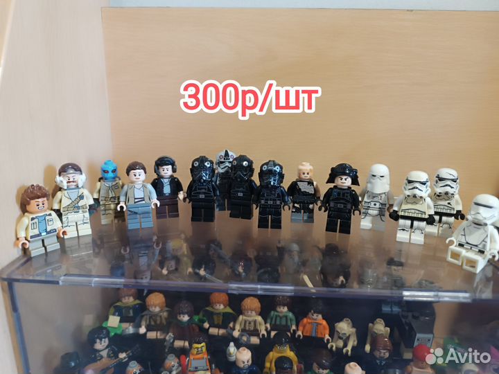 Lego star wars и super heroes минифигурки