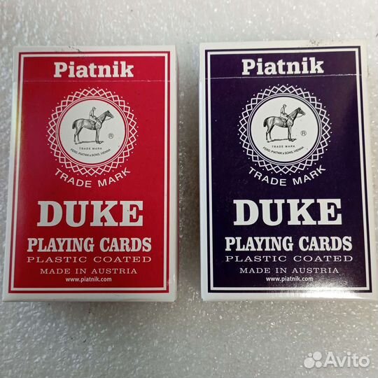 Карты игральные, две колоды, новые