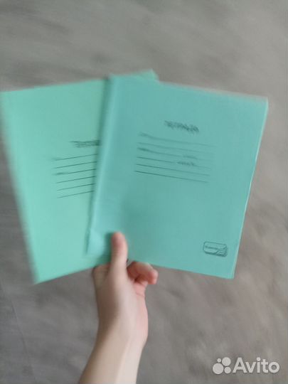 Тетради школьные в клетку и в линейку