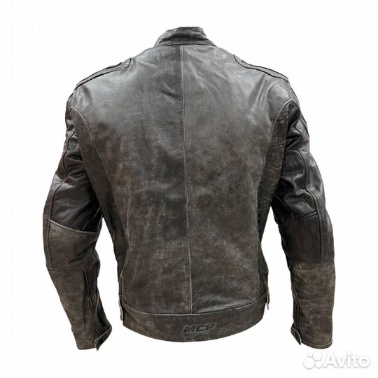 MCP Мотокуртка кожаная Houston серая