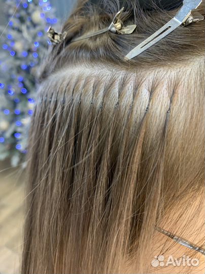 Наращивание волос капсулы